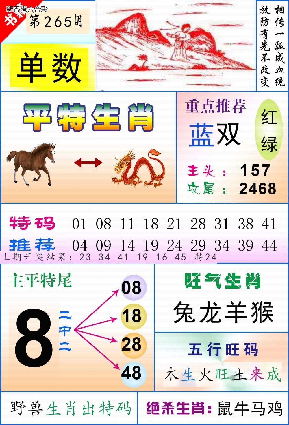 第2026265期精选图库 1127